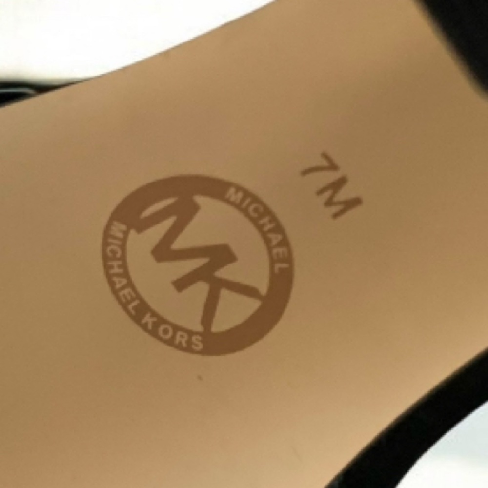 MICHAEL Michael Kors Porter Ankle Strap Platforms Size 7M Party Date Night Event - Picture 8 of 11